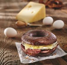 Order Pastrami, Egg and Swiss Sandwich food online from Bruegger's Bagels store, Austin on bringmethat.com