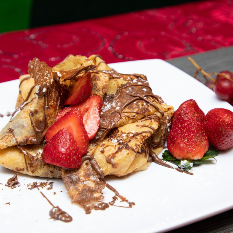 Order Traditional Crepe (Non-Vegan) food online from Curry Sabor store, Whittier on bringmethat.com