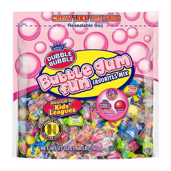 Order Dubble Bubble Bubble Gum Fun Assorted Flavors, 27 OZ Bag food online from CVS store, LA QUINTA on bringmethat.com