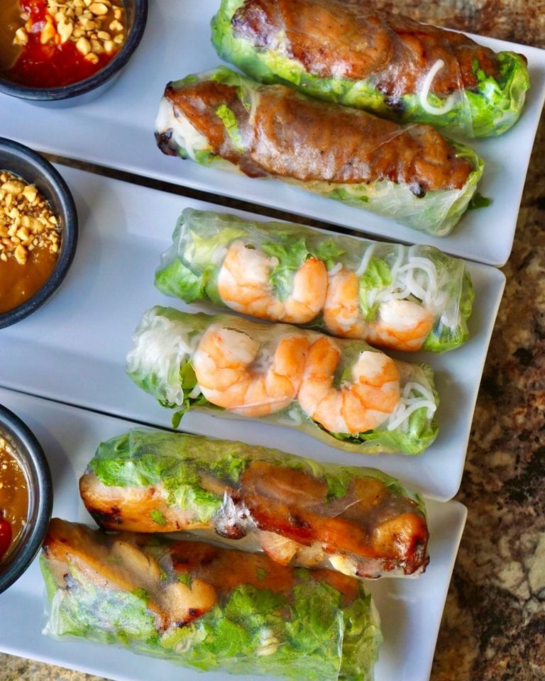 Order Soft Spring Rolls food online from Ginger Thai Cuisine store, Houston on bringmethat.com