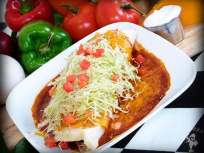 Order Wet Burrito food online from B.C. Pizza store, McDonough on bringmethat.com