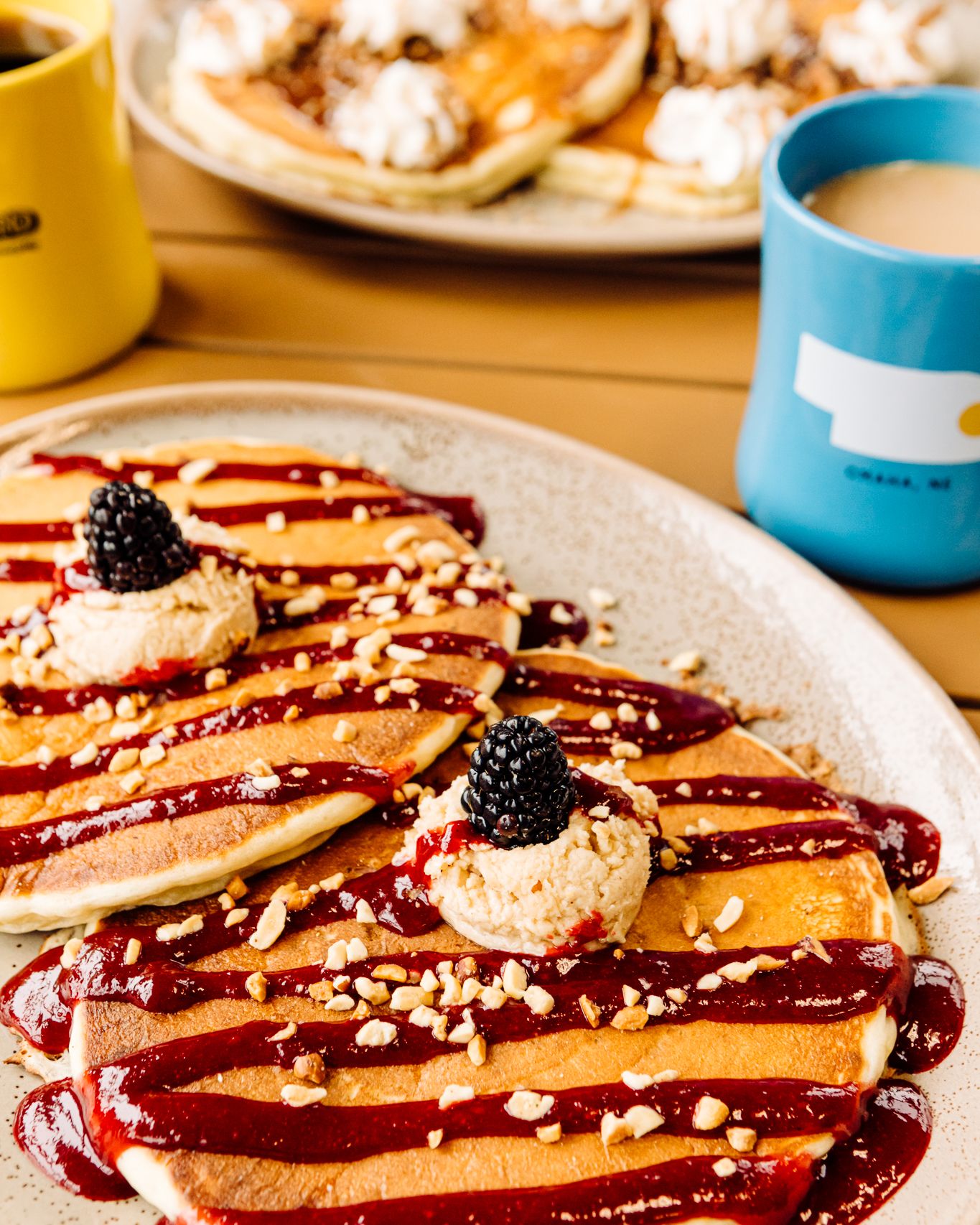 Order Peanut, Butter and Jelly Pancakes food online from Early Bird store, Papillion on bringmethat.com
