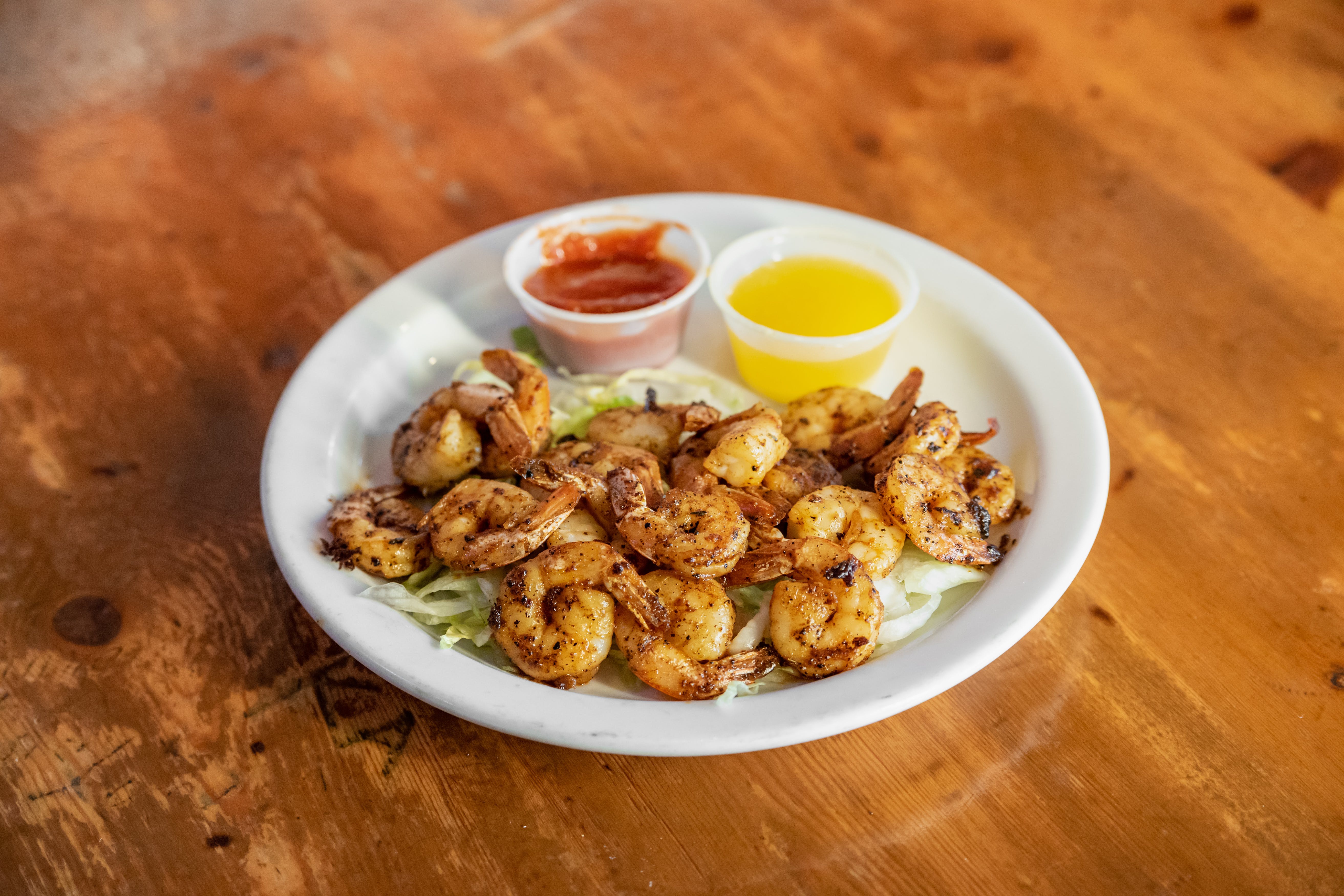 Order Cajun Shrimp - 1/2 lb. food online from George's Pizza store, High Point on bringmethat.com