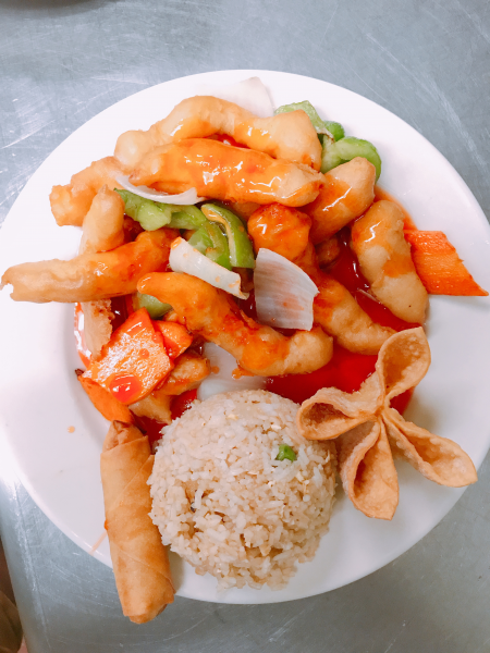 Order C2. Sweet and Sour Chicken food online from China Dragon store, Pflugerville on bringmethat.com