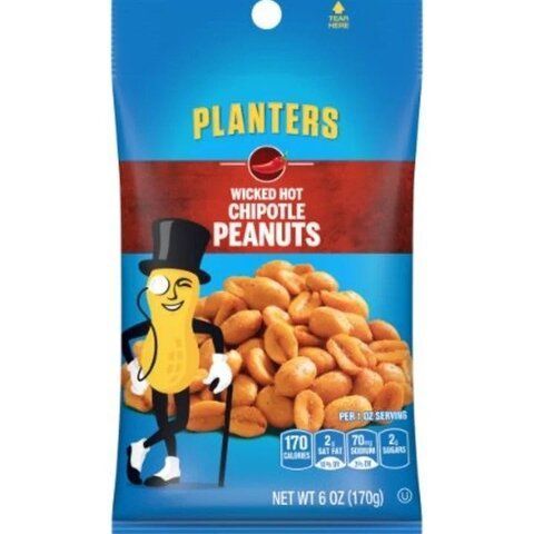 Order Planters Big Bag Chipotle Peanuts 6.08oz food online from Aplus store, Springfield on bringmethat.com