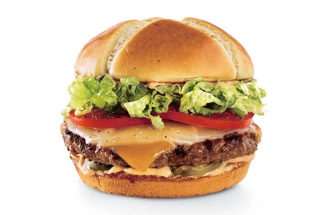 Order The Master Cheese Burger food online from Red Robin Gourmet Burgers store, Lansing on bringmethat.com
