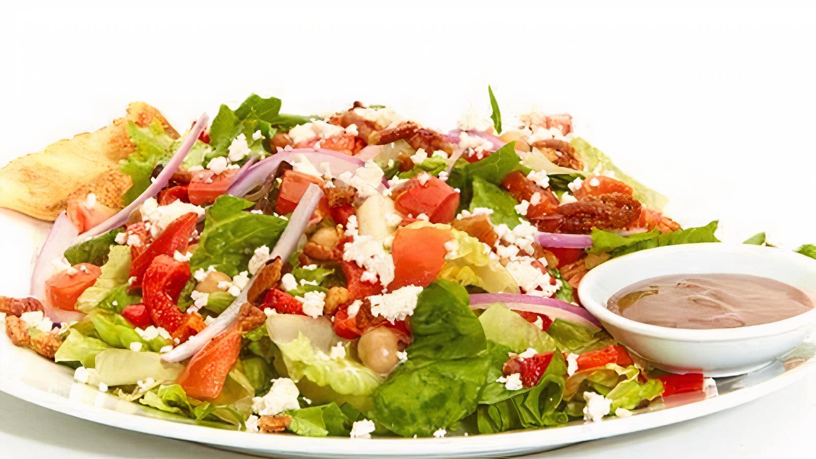 Order Mediterranean Salad food online from Taziki Cafe store, Tuscaloosa on bringmethat.com