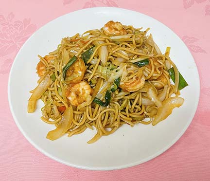 Order Shrimp Chow Mein food online from Canaan Restaurant store, Artesia on bringmethat.com
