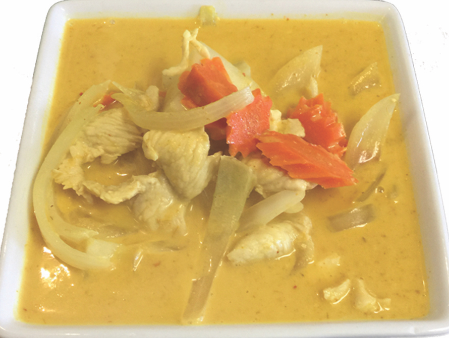 Order Yellow Curry (item only, no rice included) food online from Double Delicious Thai Cuisine store, Fountain Valley on bringmethat.com