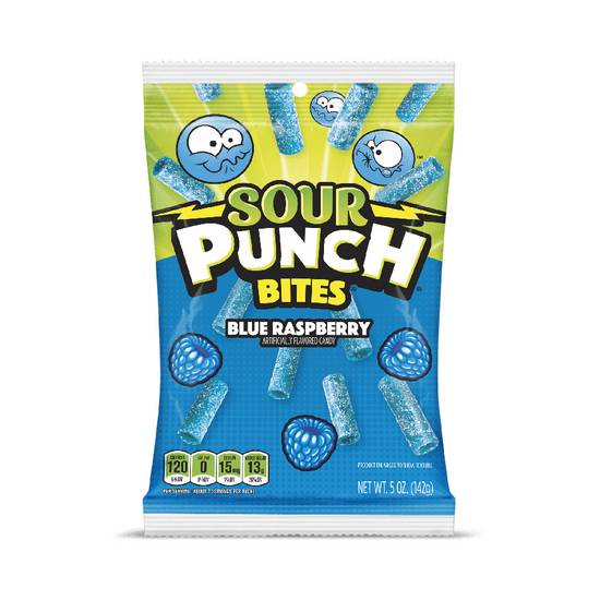Order Sour Punch Bites Blue Raspberry food online from Exxon Food Mart store, Port Huron on bringmethat.com