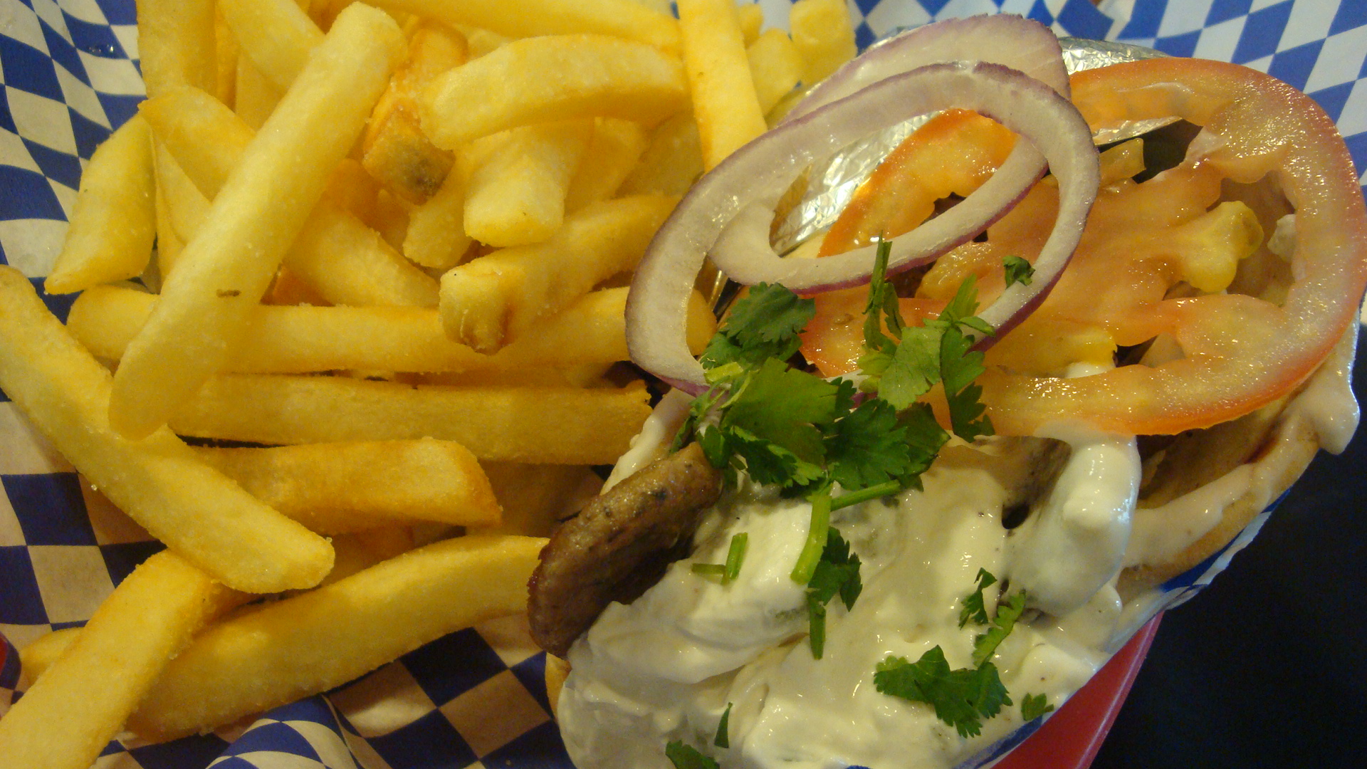 Order Gyros Sandwich food online from Why Cook? store, Alameda on bringmethat.com