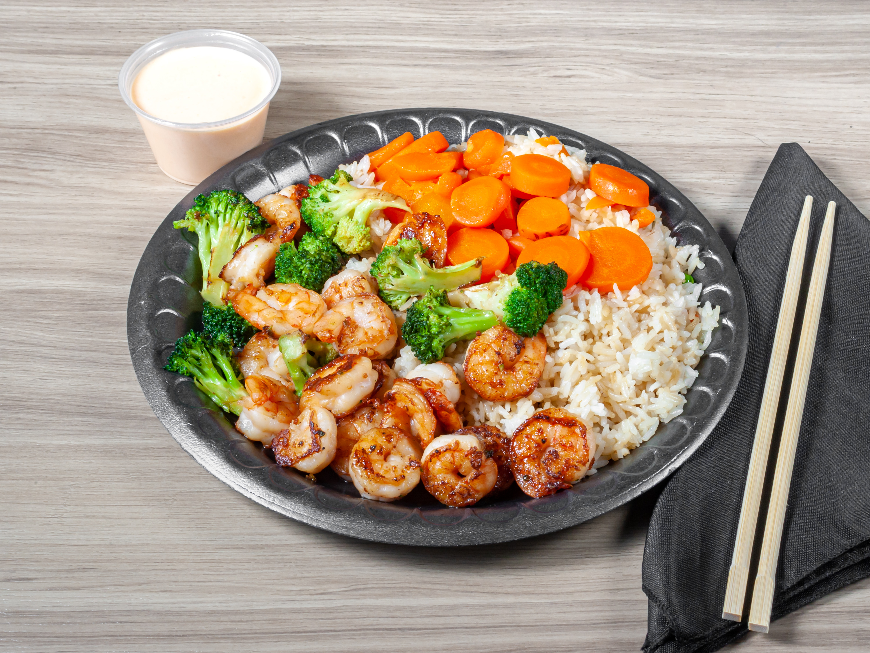 Order Kids Hibachi Shrimp with Broccoli food online from Sake Express store, Belmont on bringmethat.com