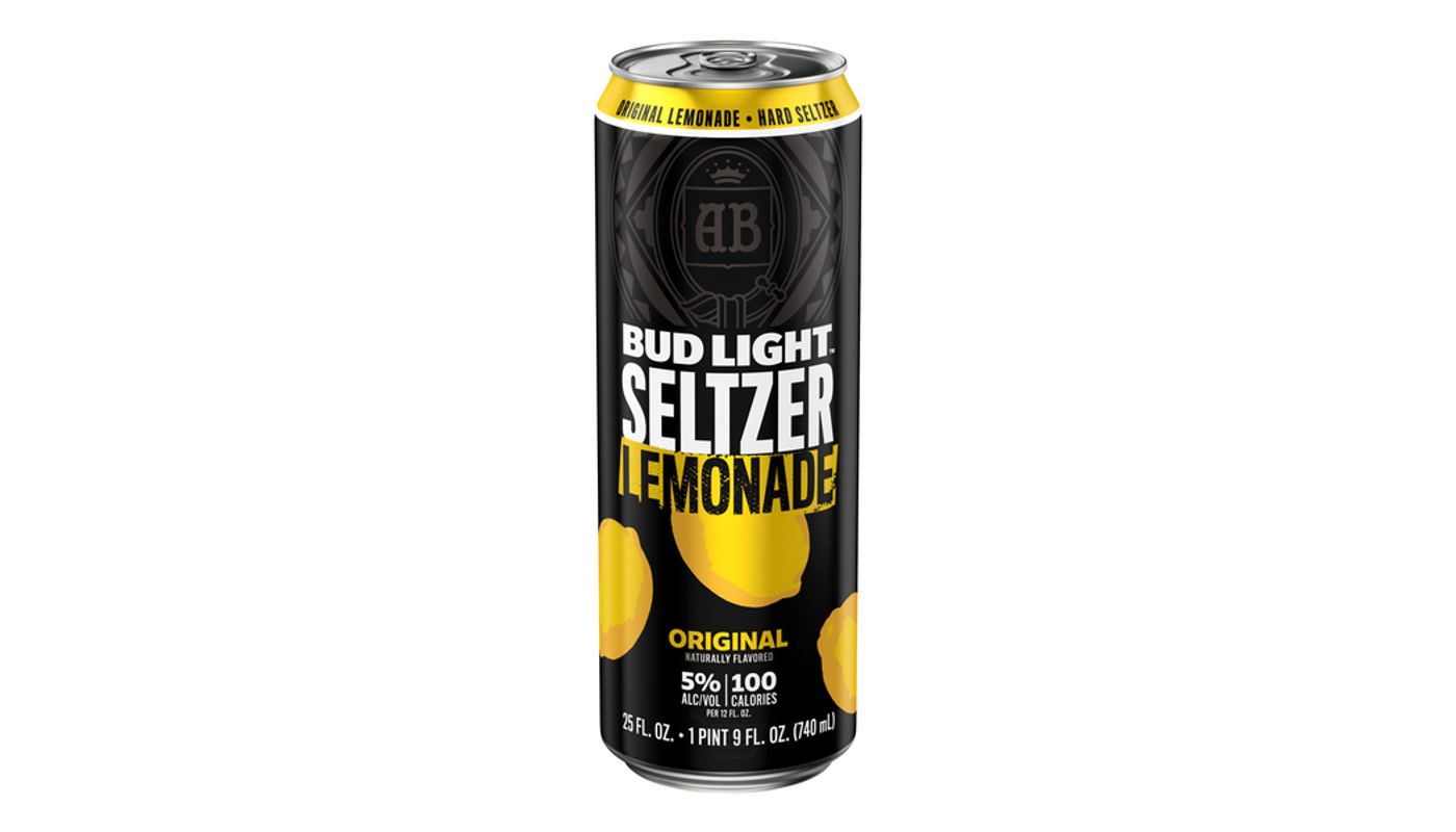 Order Bud Light Seltzer Original Lemonade 25oz Can food online from Village Commons Liquor store, Camarillo on bringmethat.com
