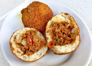 Order PAPAS RELLENAS (2 Large) food online from Casa Cubana store, Raleigh on bringmethat.com