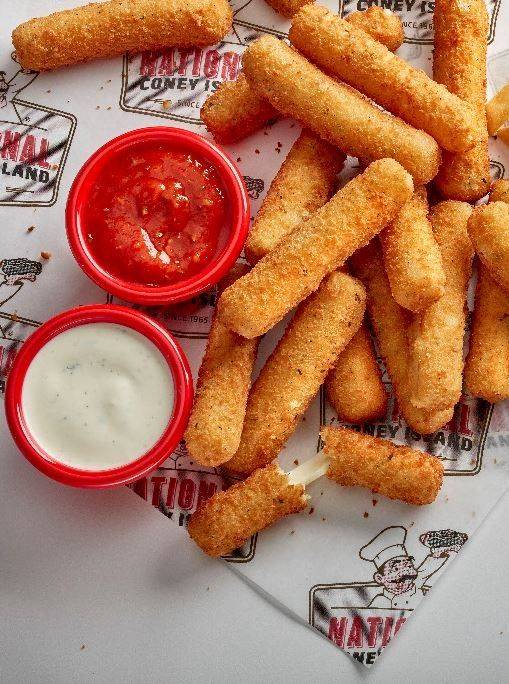 Order Mozzarella Cheese Sticks food online from National Coney Island store, Grosse Pointe on bringmethat.com