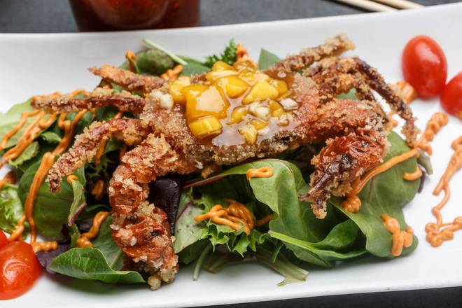 Order Panko Softshell Crab food online from Sukhothai store, New Orleans on bringmethat.com