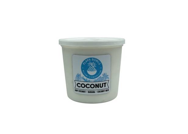 Order 1/2 Gallon Tub - Coconut food online from Playa Bowls store, Red Bank on bringmethat.com