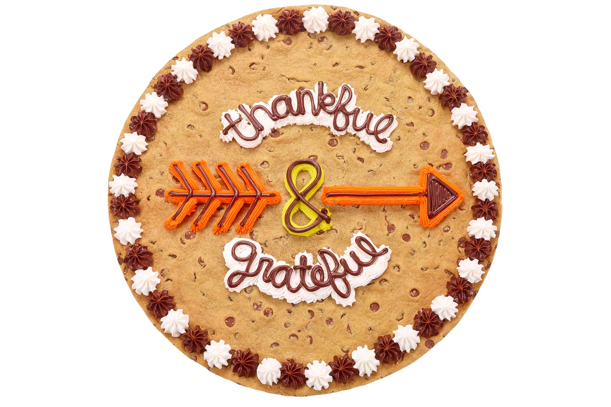 Order Thankful and Grateful- HF2656 food online from Great American Cookies store, Mobile on bringmethat.com