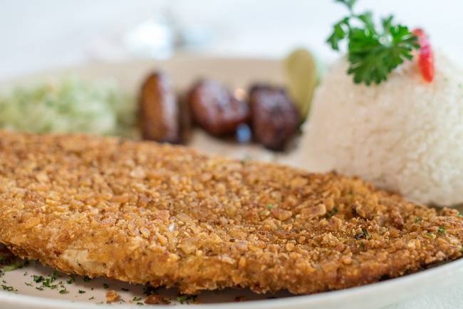 Order Fish Fillet Crusted food online from Las Vegas Cuban Cuisine store, Hollywood on bringmethat.com
