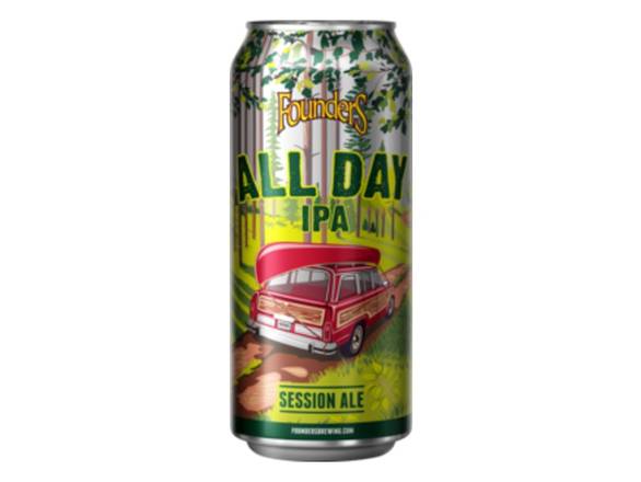 Order Founders All Day IPA - 4x 16oz Cans food online from American Spirits Beverage Co store, Dallas on bringmethat.com