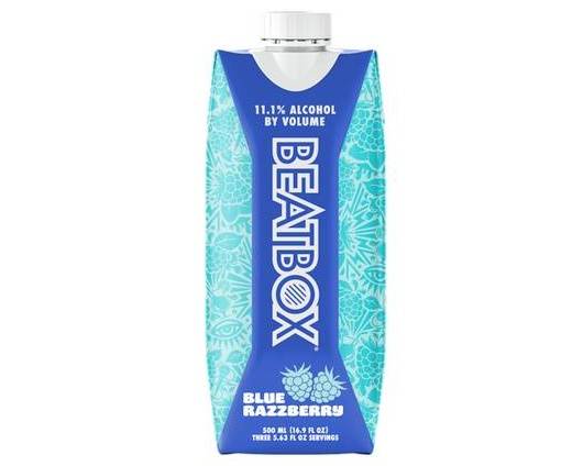 Order BeatBox Beverages Blue Razzberry 500mL Aseptic Pack food online from Maple Mart store, Los Angeles on bringmethat.com