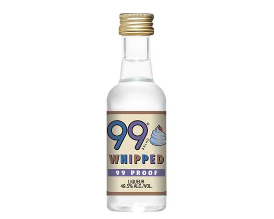 Order 99 whipped, 50mL liqueur (49.5% ABV) food online from Cold Spring Liquor store, Liberty Hill on bringmethat.com