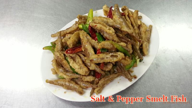 Order 9. Salt and Pepper Smelt Fish Special food online from Golden Bowl store, Westmont on bringmethat.com