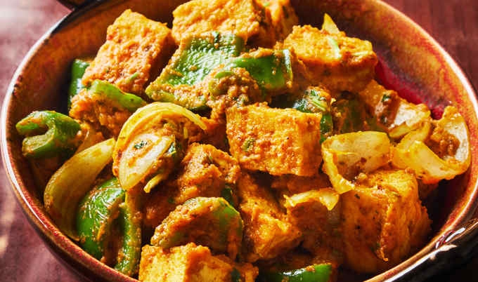 Order kadai tofu food online from Moksha Indian Cuisine store, Bellevue on bringmethat.com