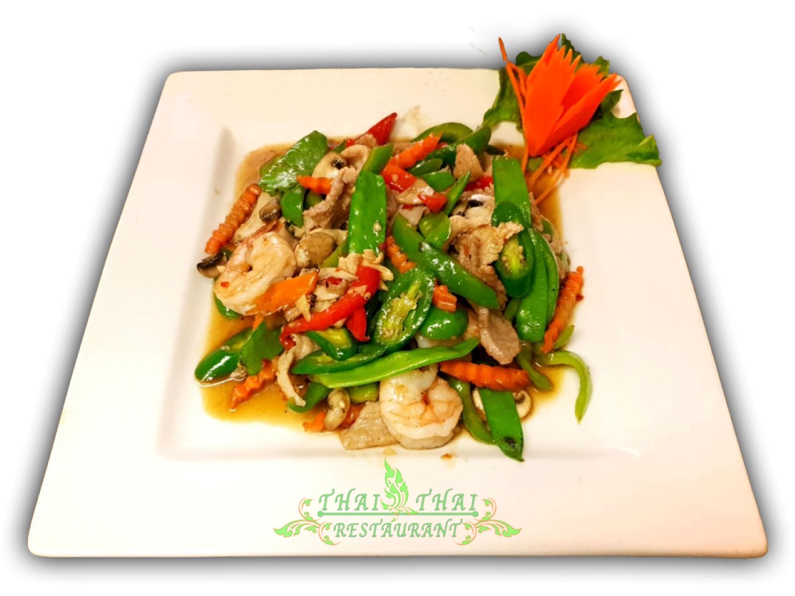 Order E7. Pad Prikcsod food online from Thai Thai Restaurant store, Fallbrook on bringmethat.com