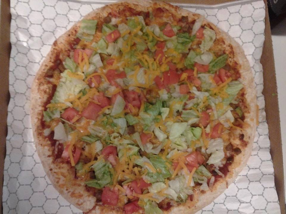 Order Tasty Taco Pizza - Small 10'' food online from Pizza Chef store, Guyton on bringmethat.com