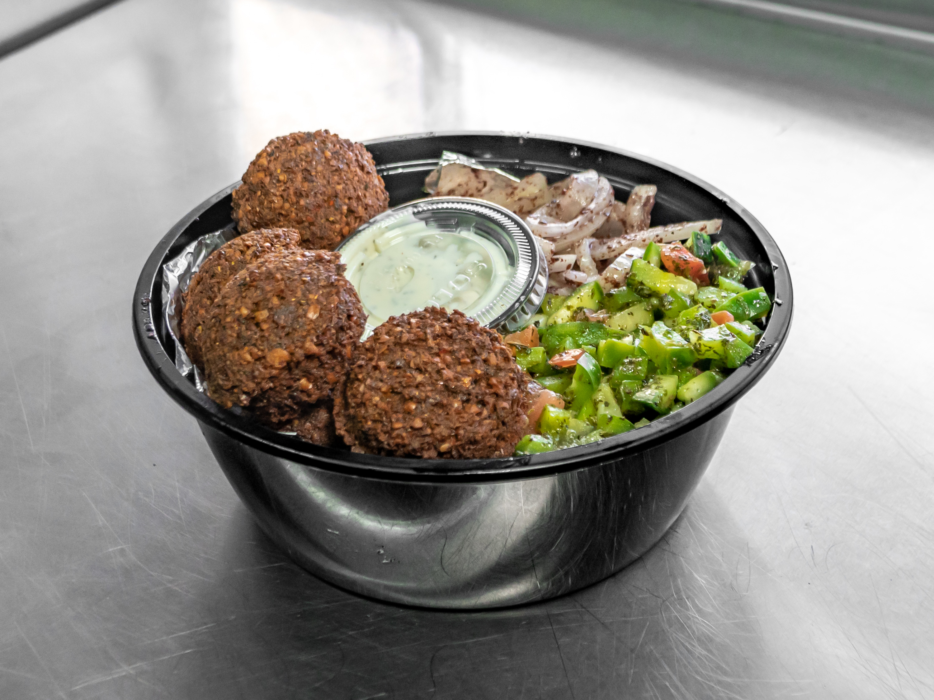 Order Falafel Bowl food online from Pita On The Plaza store, Bethesda on bringmethat.com