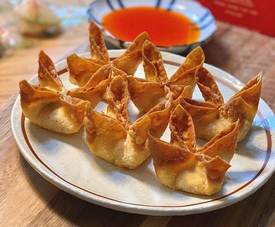 Order Cream Cheese Wonton (6pc) food online from Little Chef Chinese Takeout @Aztec Food Hub store, San Diego on bringmethat.com