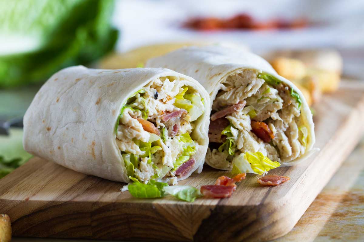 Order Caesar Wrap food online from Cafe Meridian & Catering store, Durham on bringmethat.com