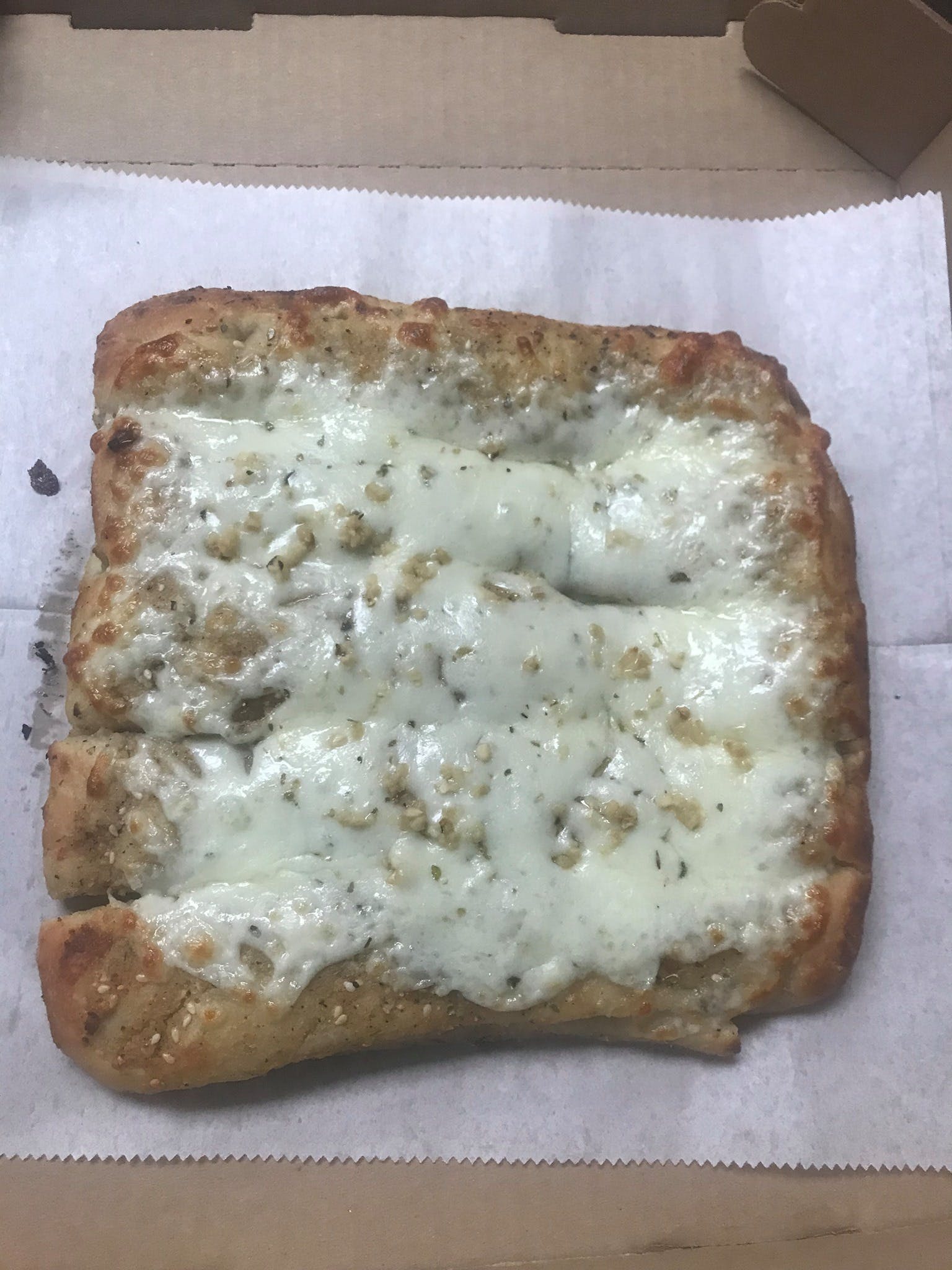 Order Garlic Bread with Cheese - Appetizer food online from Villa Pizzeria store, Exeter on bringmethat.com