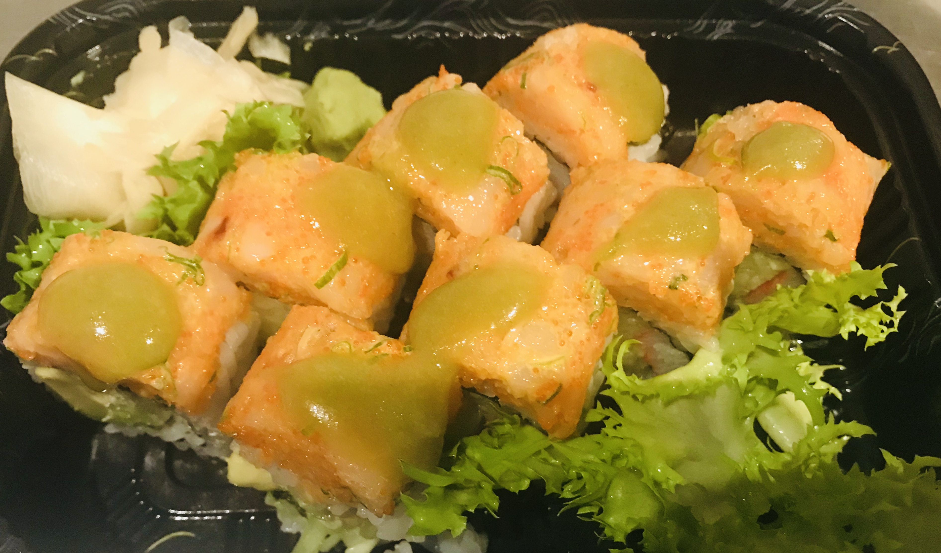 Order D. Dynamite Roll food online from Thai Lemongrass & Sakura Sushi store, New York on bringmethat.com