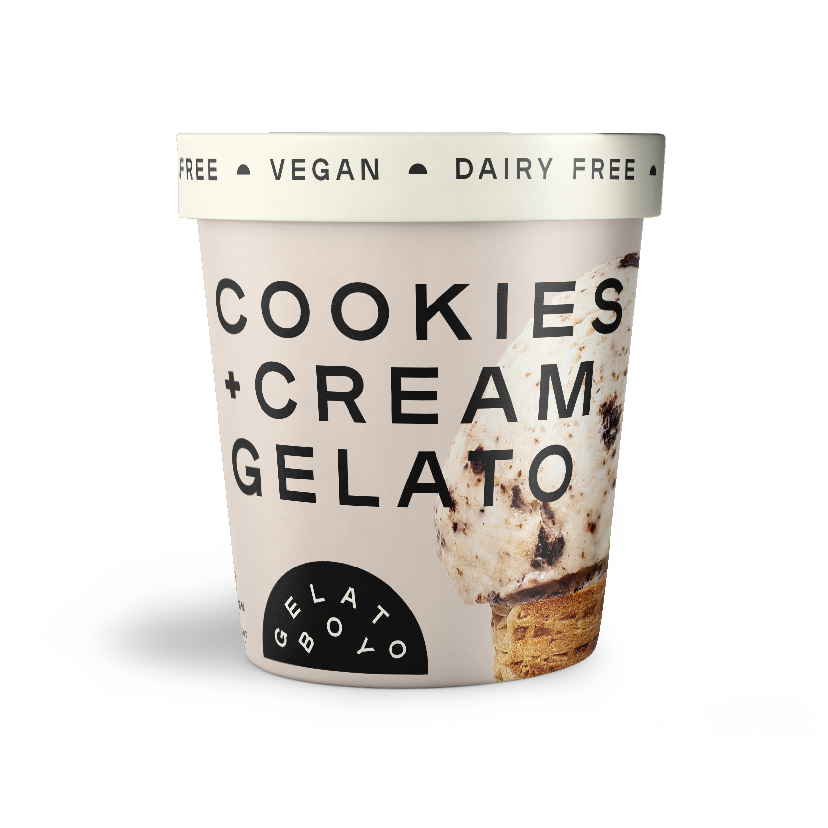Order DF / Vegan Cookies + Cream food online from Gelato Boy store, Denver on bringmethat.com