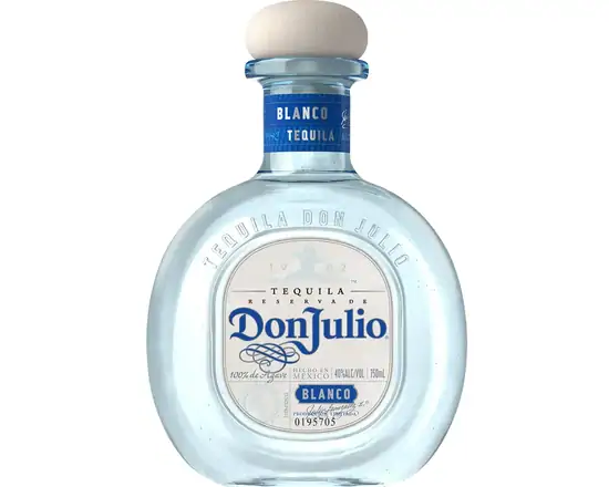 Order Don Julio Blanco, 750mL tequila (40.0% ABV) food online from Sousa Wines & Liquors store, Mountain View on bringmethat.com