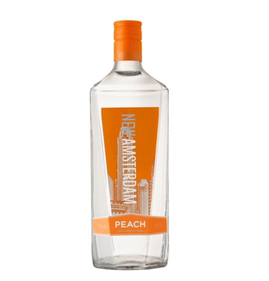 Order New Amsterdam Peach Vodka 1.7 Liter Bottle food online from Turf Liquor store, Winton on bringmethat.com