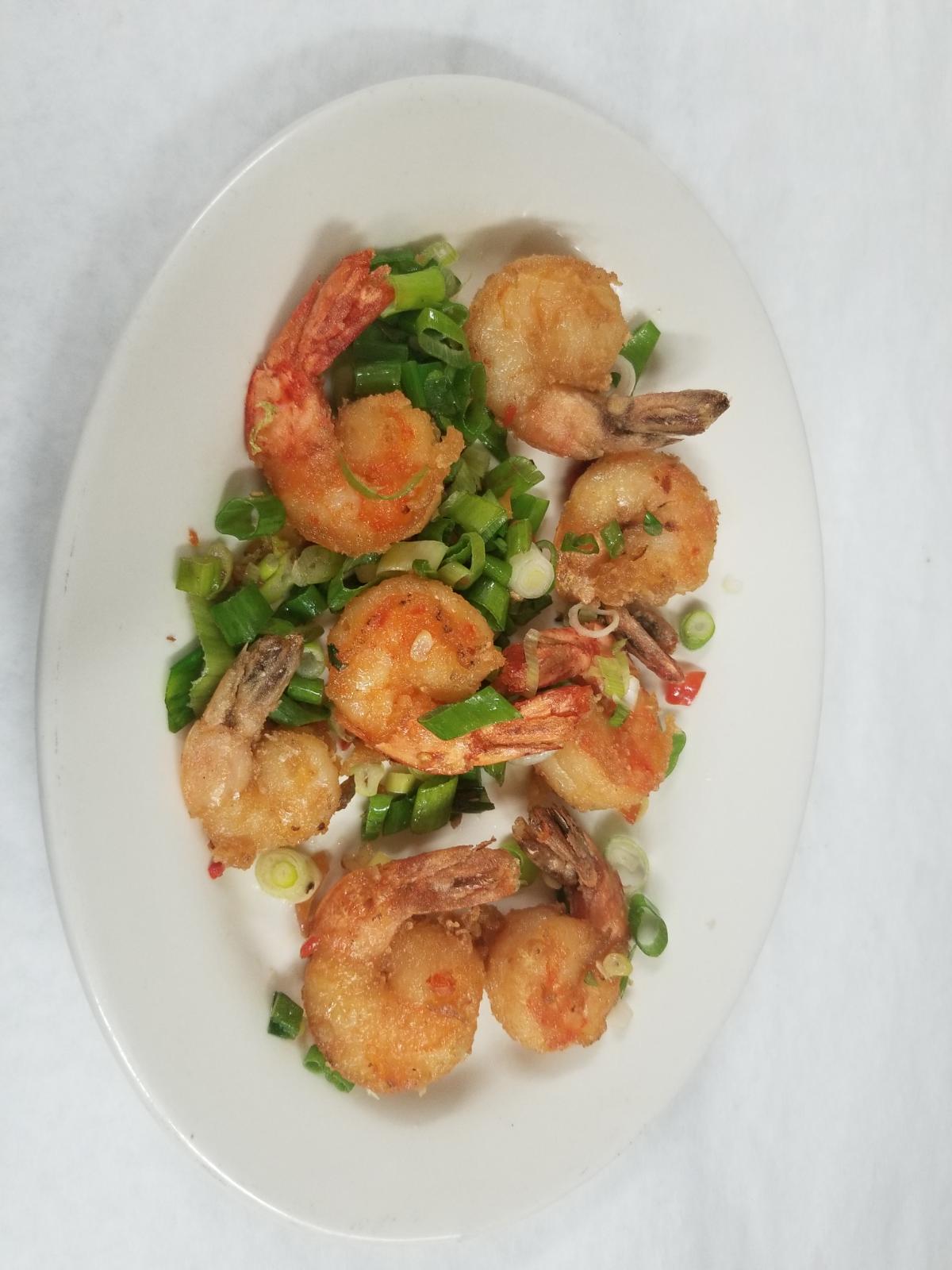 Order 29. Fried Jumbo Shrimp food online from Kaieteur Restaurant store, Richmond Hill on bringmethat.com