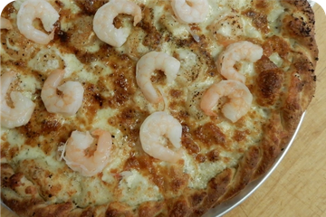 Order Garlic Shrimp Pizza food online from Beach Pizza store, Grover Beach on bringmethat.com