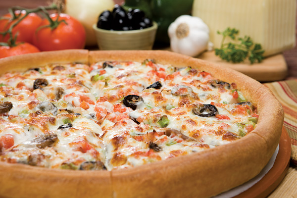 Order Veggie Pie Specialty food online from Godfather's Pizza store, Minneapolis on bringmethat.com