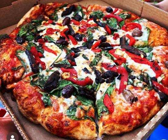 Order 14" Portobello Mushroom Pizza food online from Pie In The Sky store, Baltimore on bringmethat.com