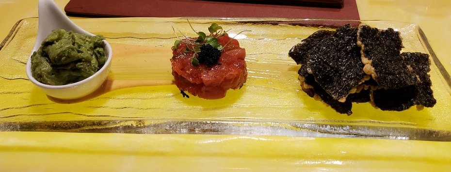 Order Truffle Tuna Tartar food online from Asuka sushi store, New York on bringmethat.com