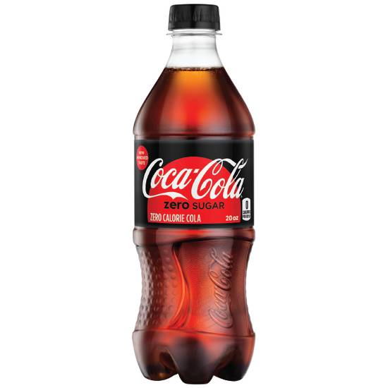 Order Coca-Cola Zero Sugar 20 fl oz food online from Caseys Carry Out Pizza store, Council Bluffs on bringmethat.com