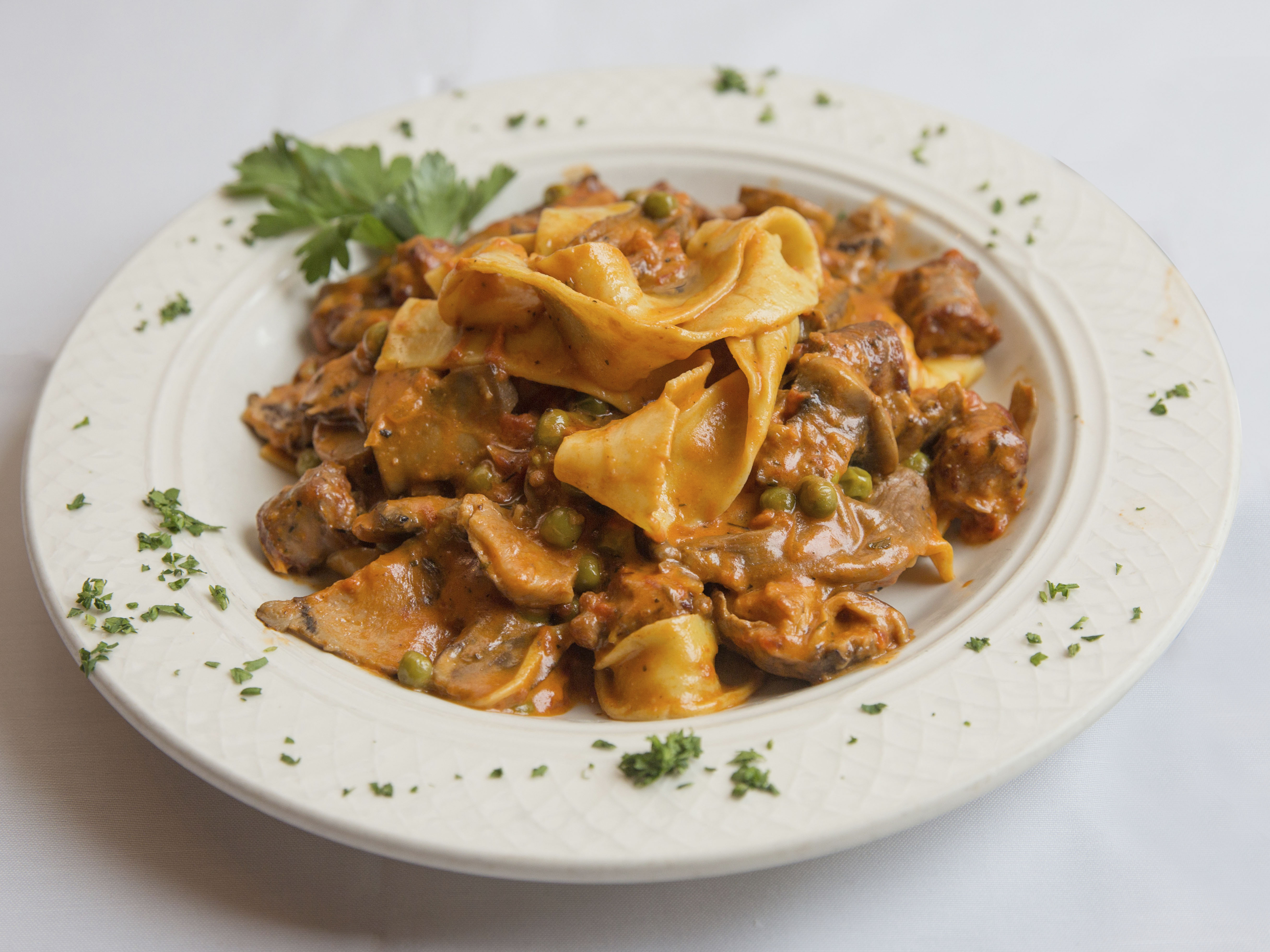 Order Pappardelle il Forno food online from Via Sforza Trattoria store, Westport on bringmethat.com