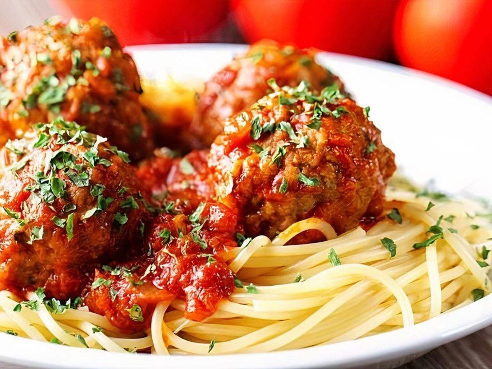 Order Skipjack Spaghetti ＆ Meatballs food online from Knuckle Sandwiches store, Canyon Lake on bringmethat.com