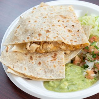 Order Chicken Quesadilla food online from Rivas Mexican Grill #5 store, Las Vegas on bringmethat.com