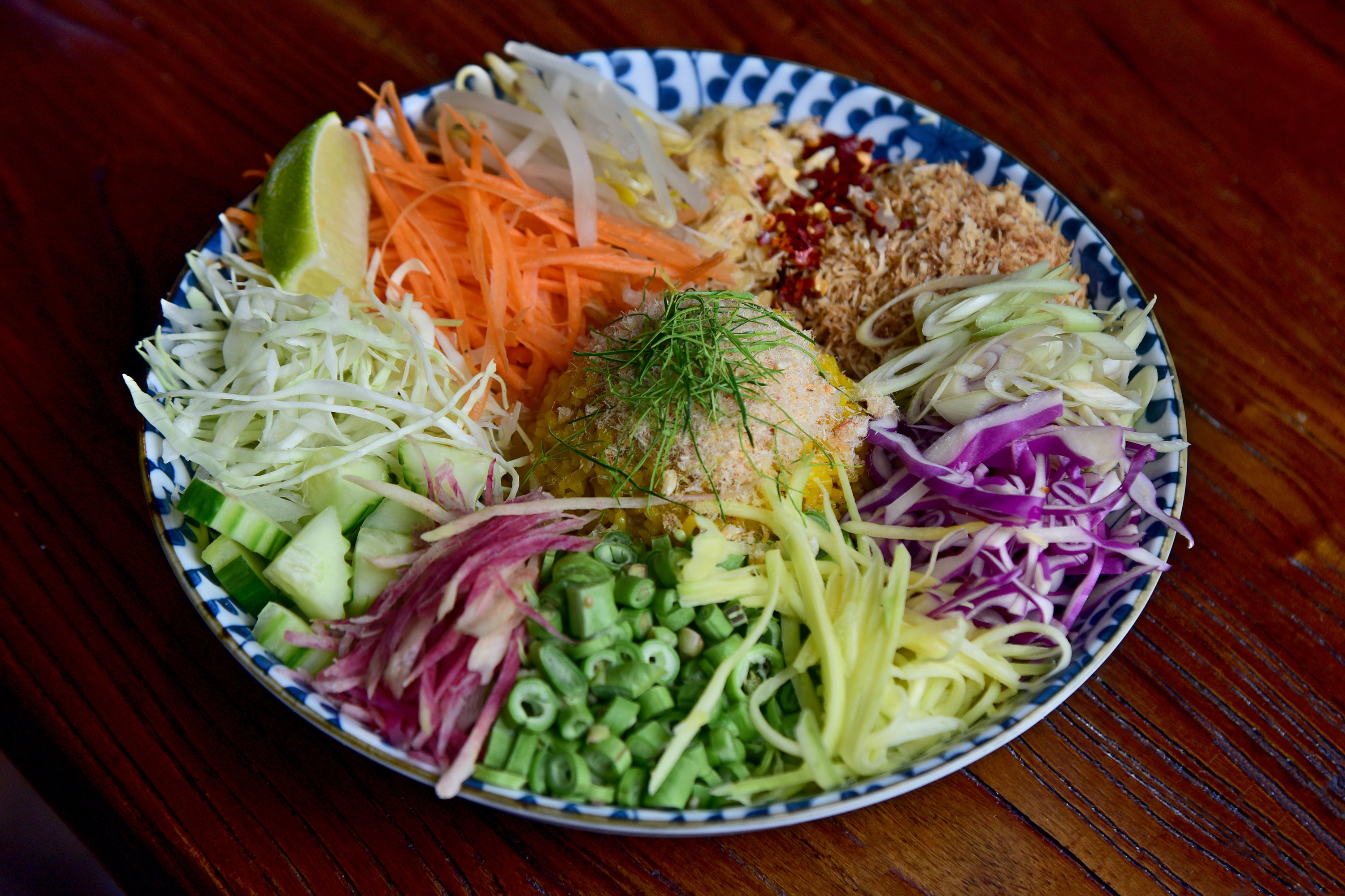 Order Crunchy Thai Salad food online from Tasty Thai store, San Mateo on bringmethat.com