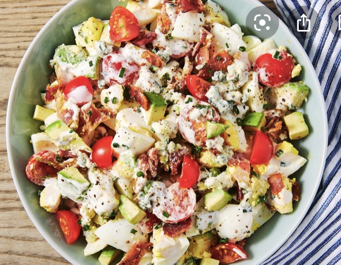Order Cobb Salad  food online from Famous Pizza store, Paramus on bringmethat.com