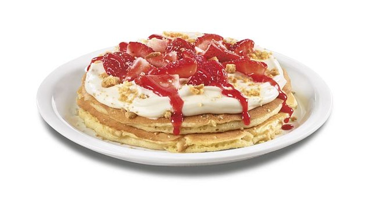 Order Stack of Shortberry Dream Cakes food online from Denny store, Sugar Land on bringmethat.com